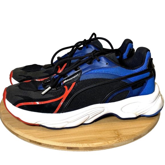 Puma Other - PUMA BMW Motorsport RS-connect Men's Sneakers Black Blue Red Size 10